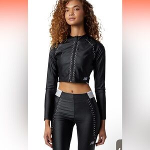 New Balance Sydney Mclaughlin Crop Jacket & Leggings Size S Top Bottoms XS